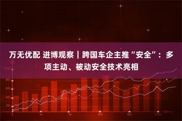 万无优配 进博观察｜跨国车企主推“安全”：多项主动、被动安全技术亮相
