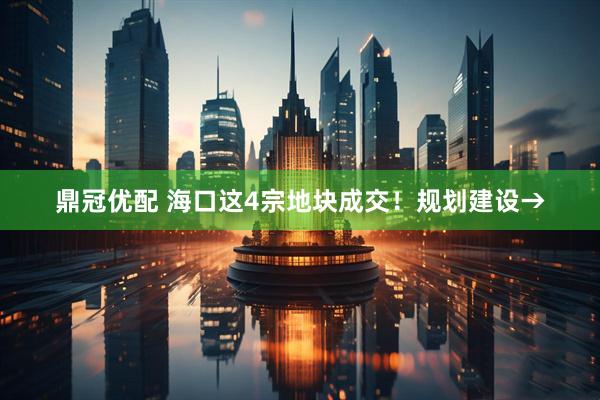鼎冠优配 海口这4宗地块成交！规划建设→